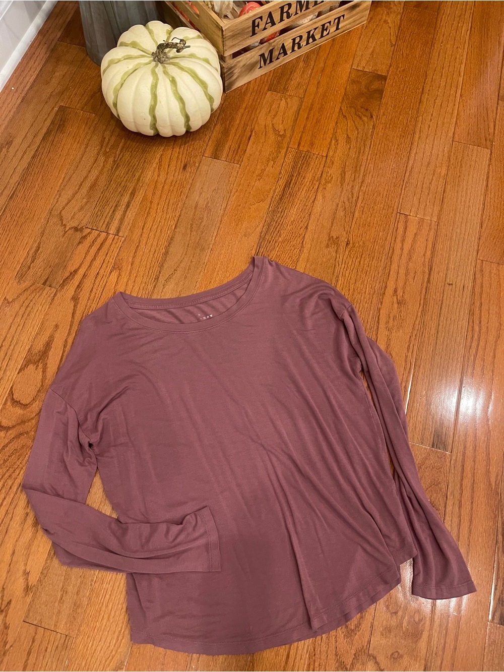 A New Day Women's Mauve long sleeve knit top small